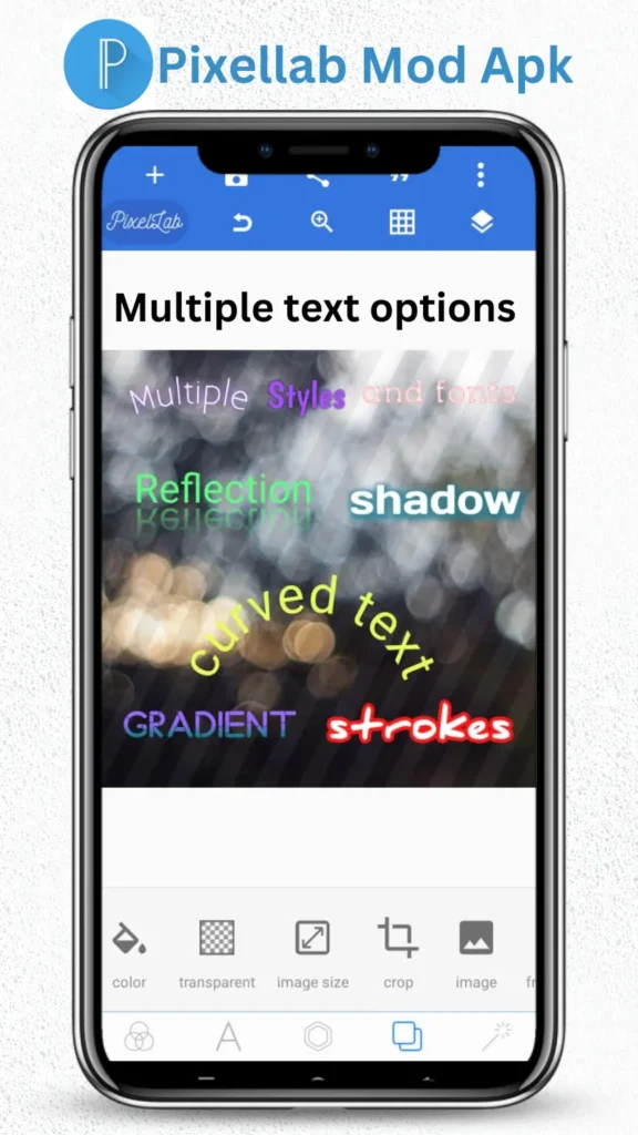 Pixellab Mod Apk v2.1.3 (Premium Unlocked) Latest Version 2025 8 multipletext options pixellab apk mod