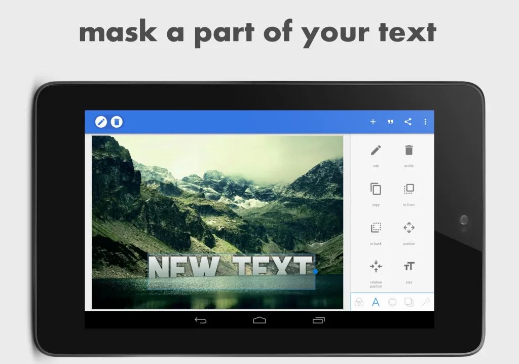 PixelLabs Animation Features - Hidden Features You Didn’t Know About! 5 "Text with parts creatively hidden or revealed using a masking effect."